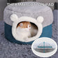 2 in 1 Multipurpose Cat Bed - Comfortable Cat Cave