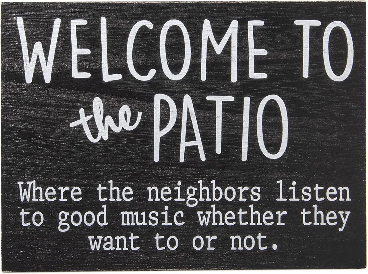 Patio Decor - Wall Art for Backyard Decor Bar and Grill - Hanging Signs Decor