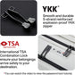 Carry on Luggage with Spinner Wheels Hard Suitcases with Front Pocket & TSA Lock