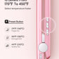 Salon Flat Iron Hair Straightener - Auto Shut-Off Negative Ion Titanium Plates Hair Straightener