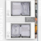Luggage Suitcase Set - Carry on ABS+PC Spinner Trolley with Pocket