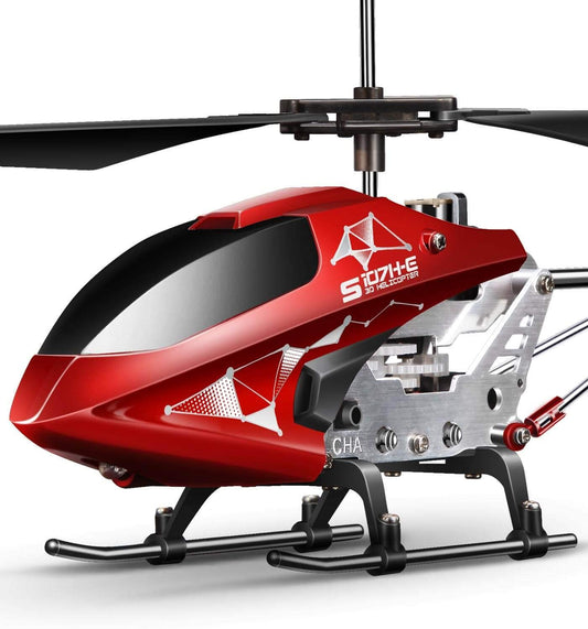 Kids Remote Control Helicopter - Altitude Hold Gyro Stabilizer and High & Low Speed LED Light