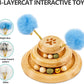 Cat Ball Track - Cat Ball Tower with Removable Balls Interactive Cat Toys for Metal Physical Exercise