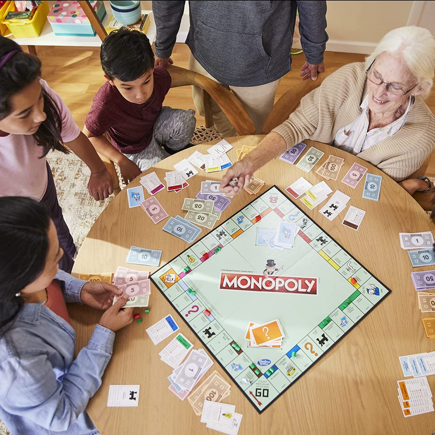 Monopoly Game - Family Board Games for 2 to 6 Players Includes 8 Tokens