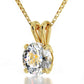 Gemini Necklace 24k Gold Inscribed on Crystal