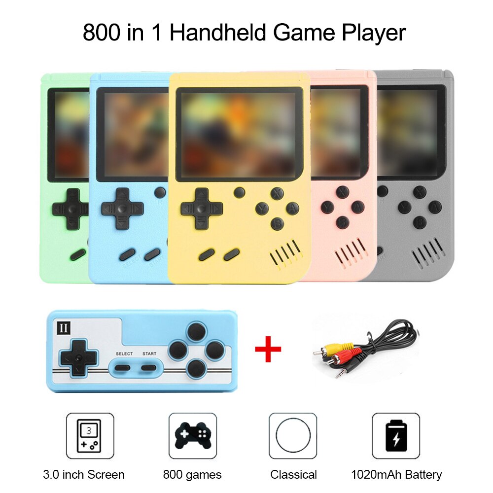 Classic Game Console With 800 Built-in Games