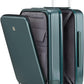 Carry on Luggage with Spinner Wheels Hard Suitcases with Front Pocket & TSA Lock