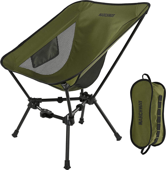 Folding Camping Chair - Portable Compact Outdoor Camp Travel Beach Picnic Festival Chair