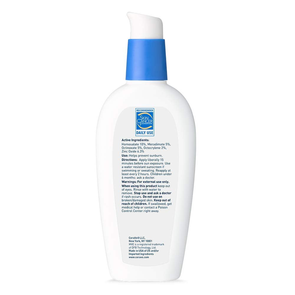 Cerave - AM Facial Moisturizing Lotion SPF 30 Oil-Free Moisturizer with Sunscreen Non-Comedogenic