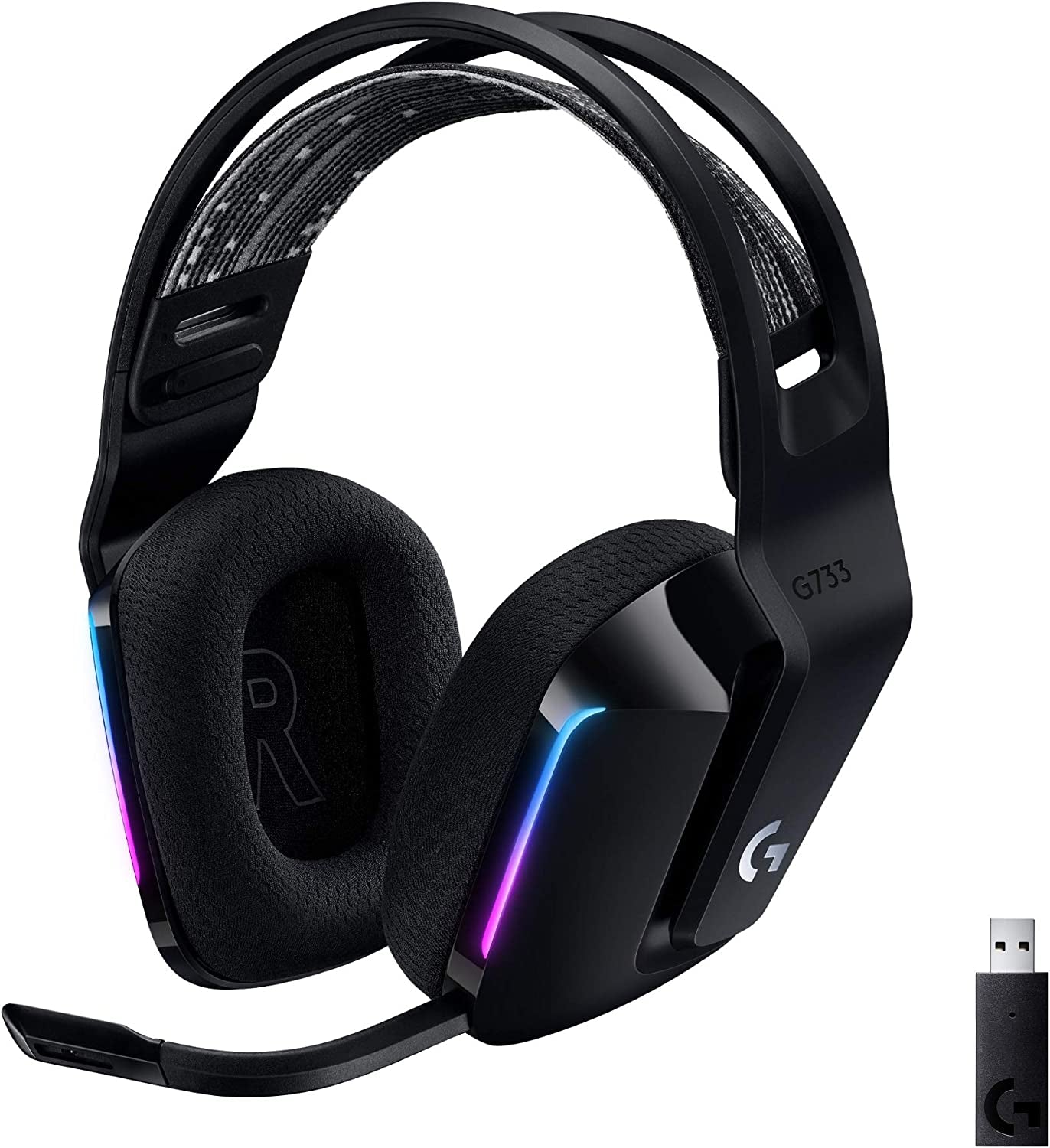 Lightspeed Wireless Gaming Headset - Suspension Headband Lightsync RGB and PRO-G Audio Drivers