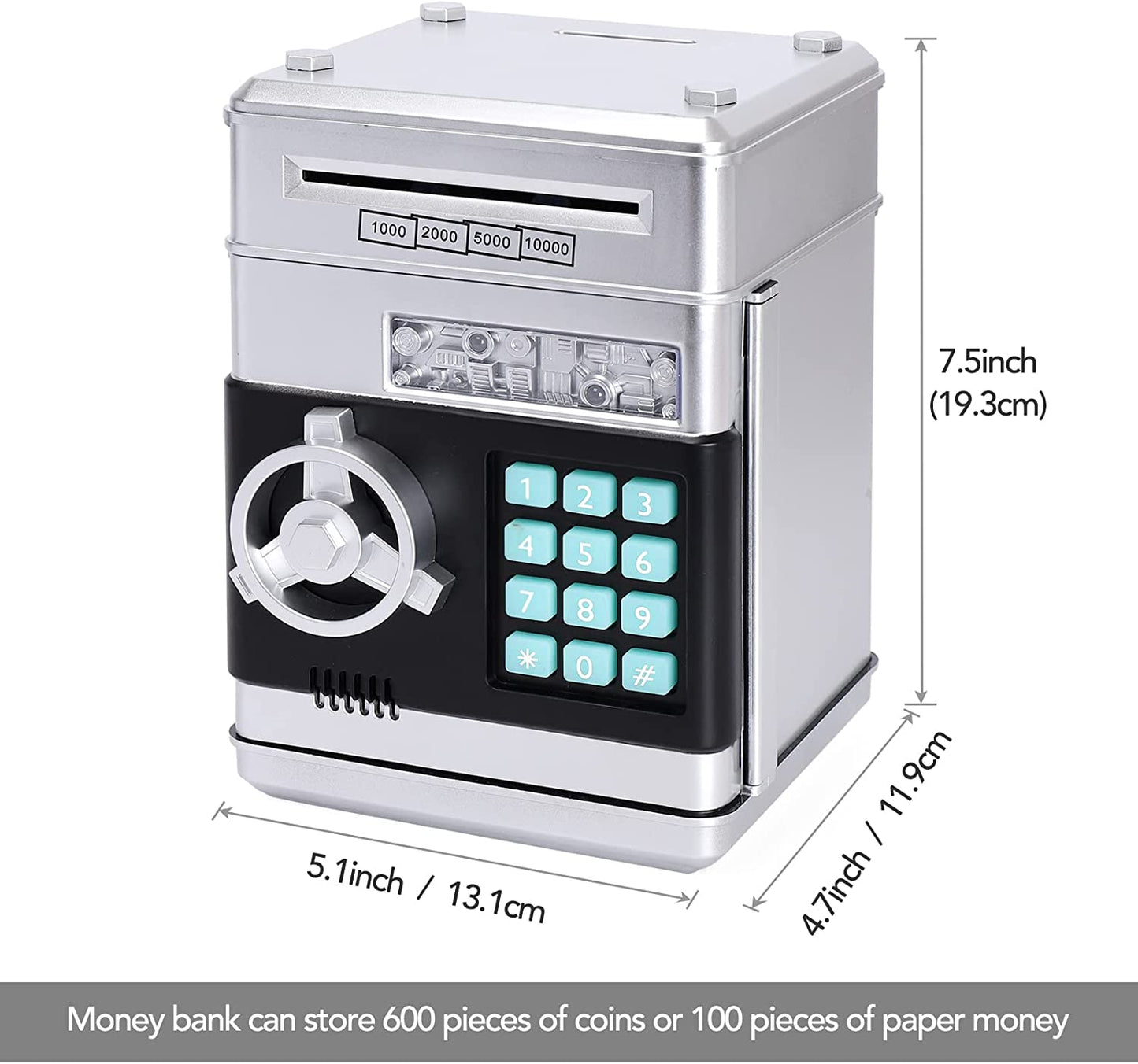 Piggy Bank - Electronic ATM Money Saving Box Toy Gift for Kids