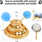 Cat Ball Track - Cat Ball Tower with Removable Balls Interactive Cat Toys for Metal Physical Exercise