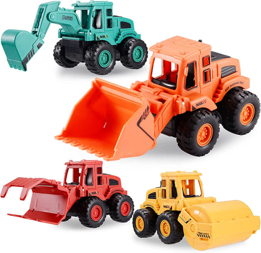 Toddlers Construction Toys - Friction Powered Construction Truck Toys Sand Toys Trucks