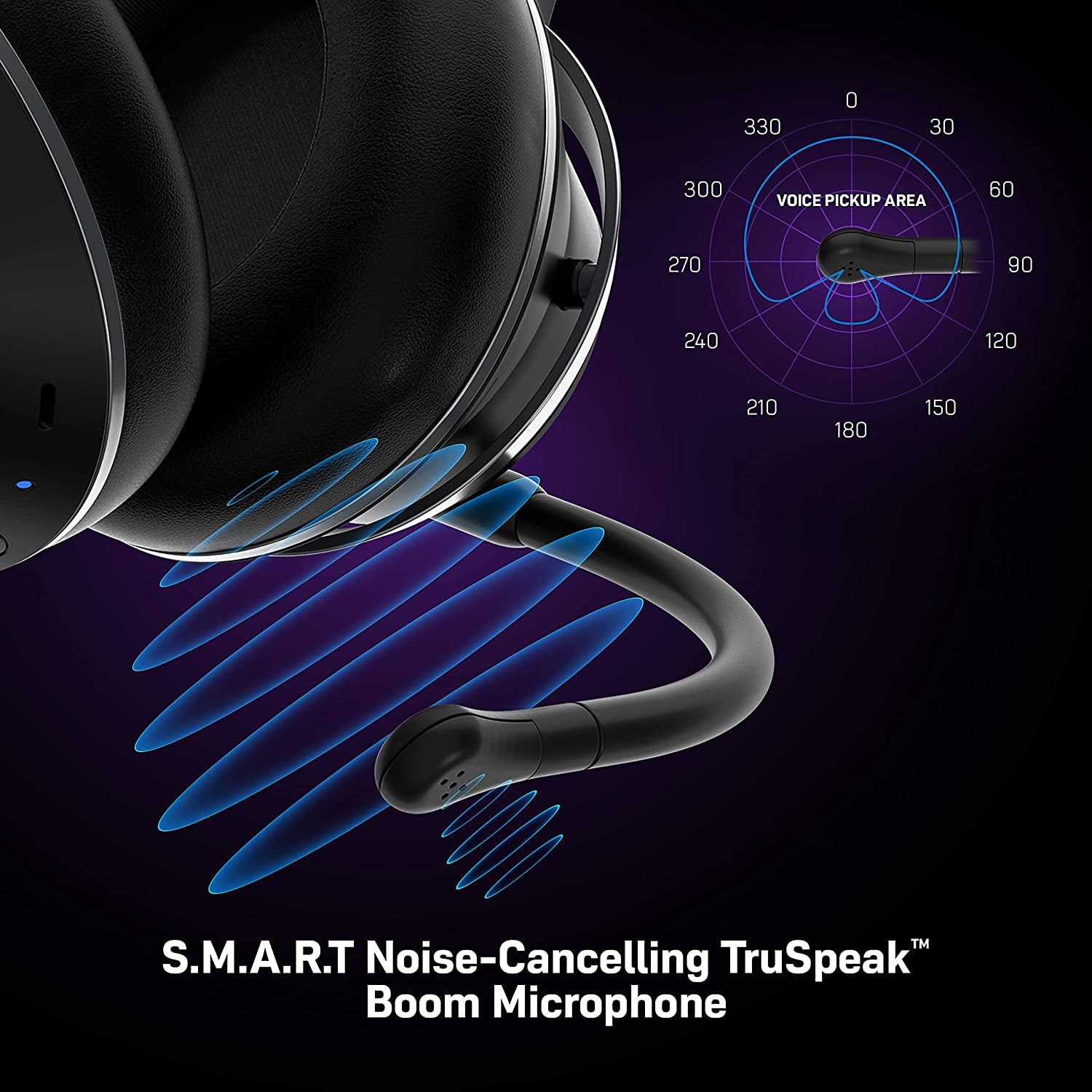 Stealth Pro Multiplatform Wireless Noise-Cancelling Gaming Headset for PS5 Xbox Series