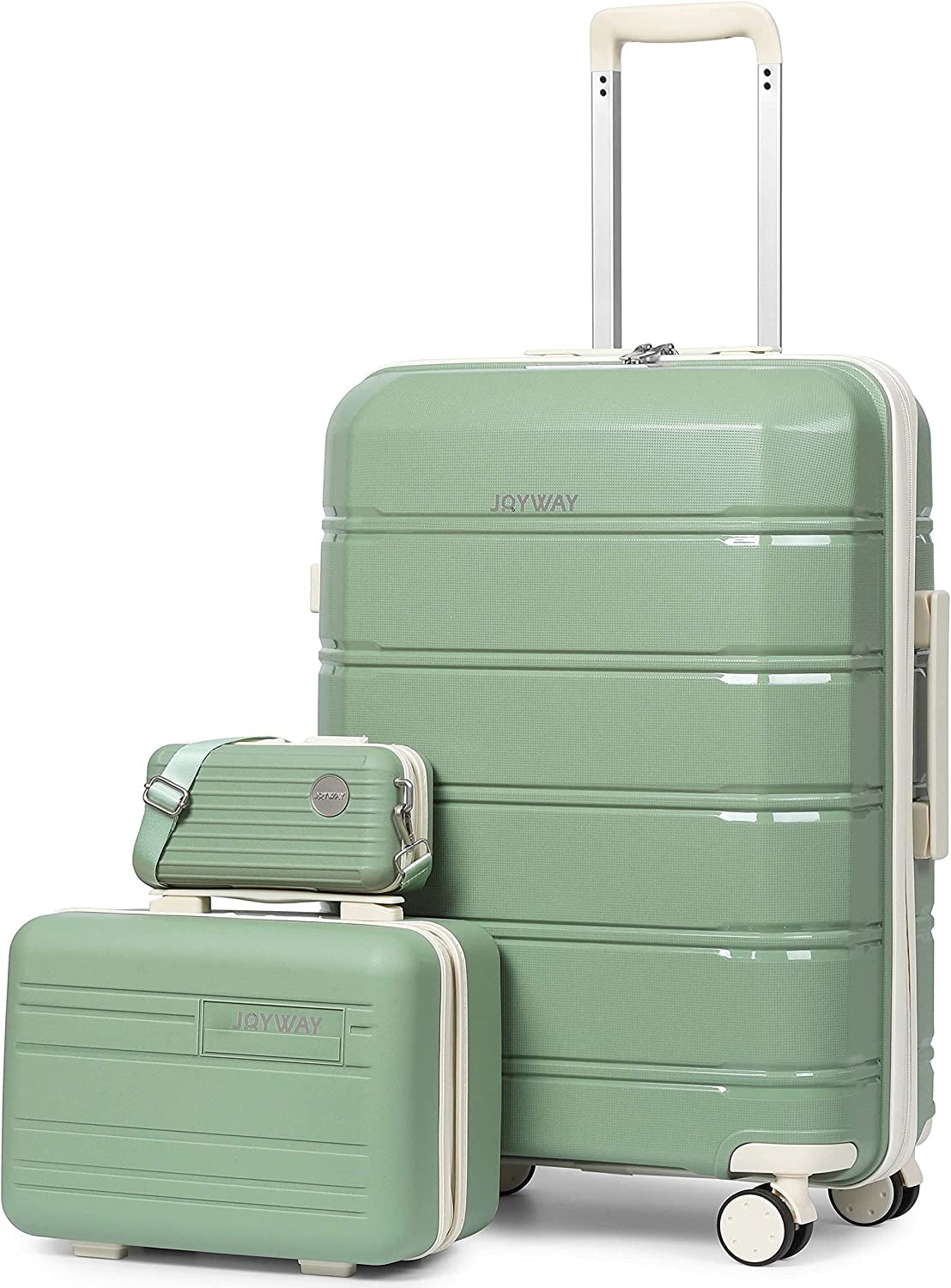 Suitcase Set - Carry-On Suitcases Set with TSA Lock Rigid Luggage with Swivel Wheels