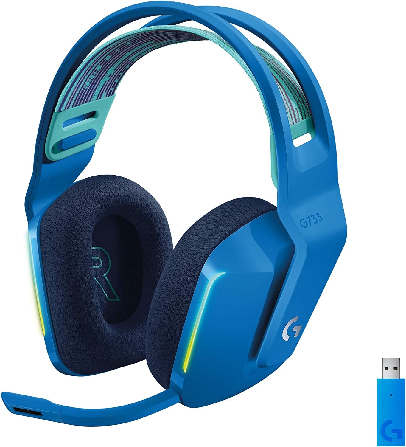 Lightspeed Wireless Gaming Headset - Suspension Headband Lightsync RGB and PRO-G Audio Drivers