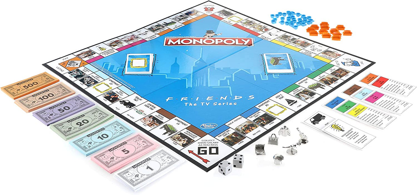 Monopoly Board Game Friends TV Series Edition - Fun Game for Fans Ages 8 and Up