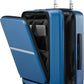 Carry on Luggage with Spinner Wheels Hard Suitcases with Front Pocket & TSA Lock