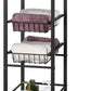 Bathroom Floor Storage Cabinet - Toilet Storage with Drawers and Toilet Paper Holder