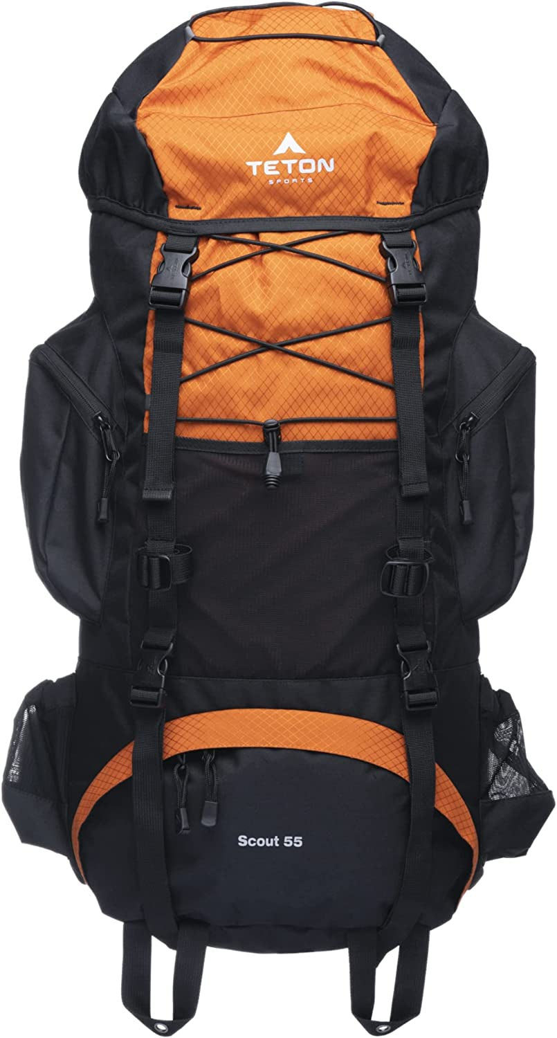 High-Performance Backpack - Scout Backpack for Hiking Camping Backpacking 55L