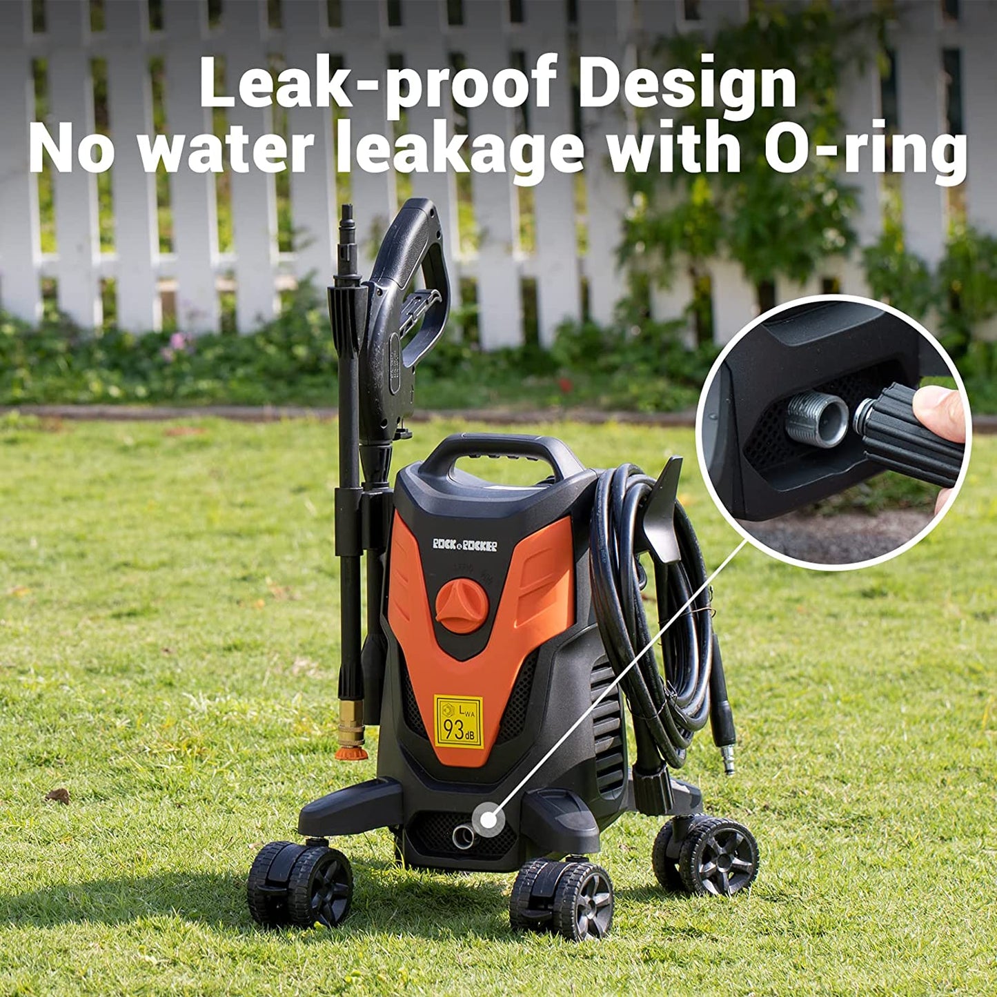 Powerful Electric Pressure Washer - Power Washer with Hose Hook