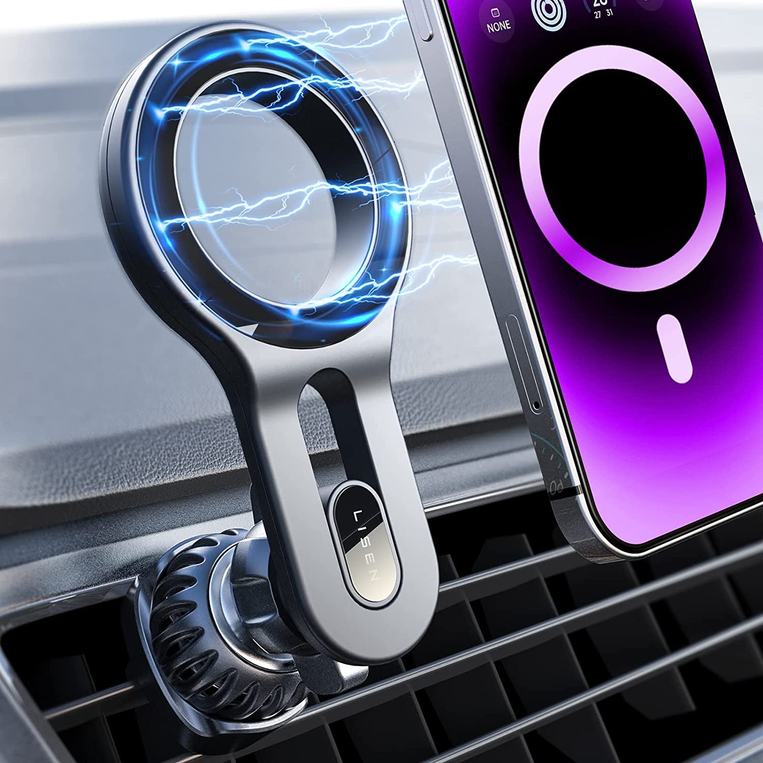 Magnetic Phone Holder - Easily Install Magnetic Car Mount