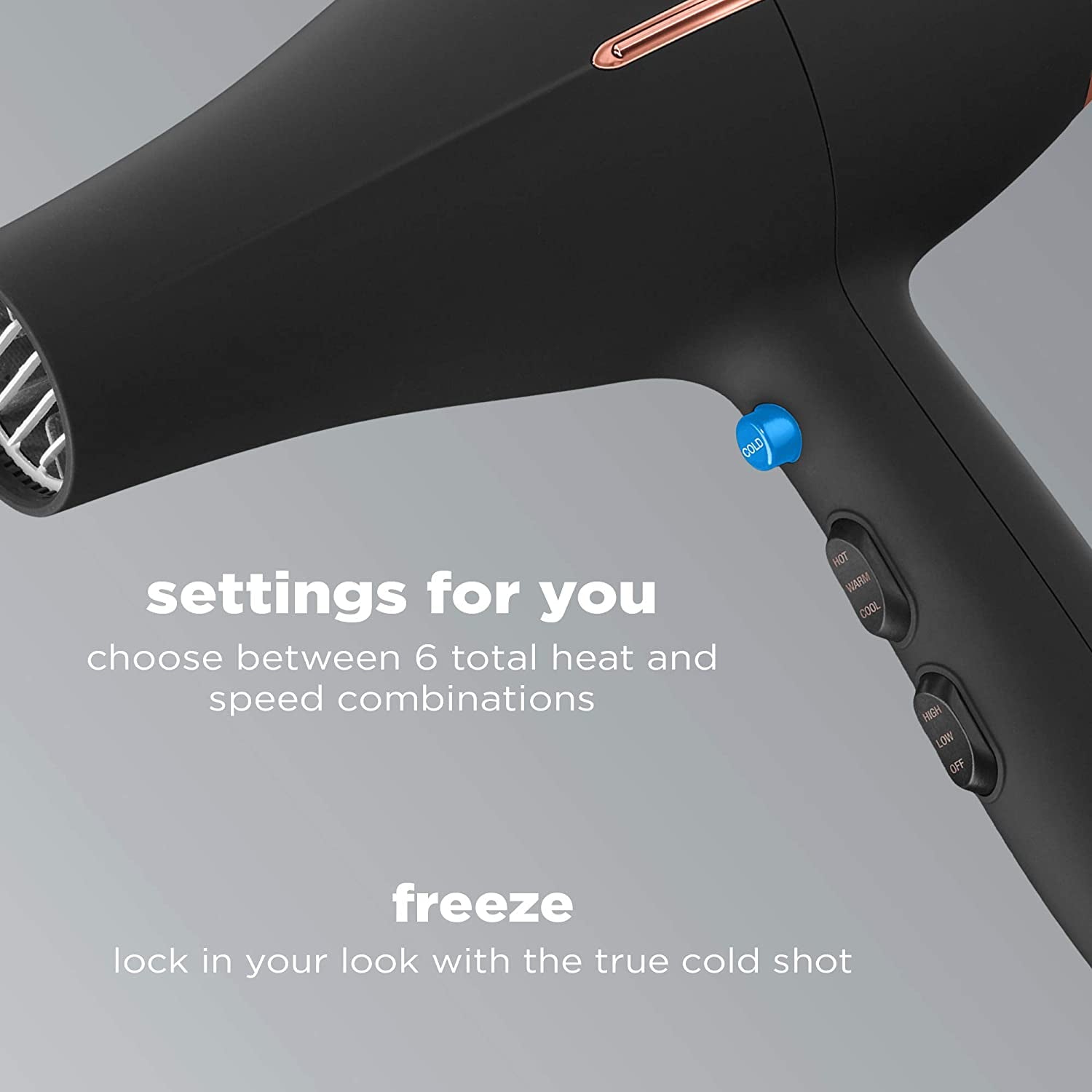 Hair Dryer - Pro Hair Dryer with Ceramic Technology Includes Diffuser and Concentrator