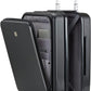 Carry on Luggage with Spinner Wheels Hard Suitcases with Front Pocket & TSA Lock