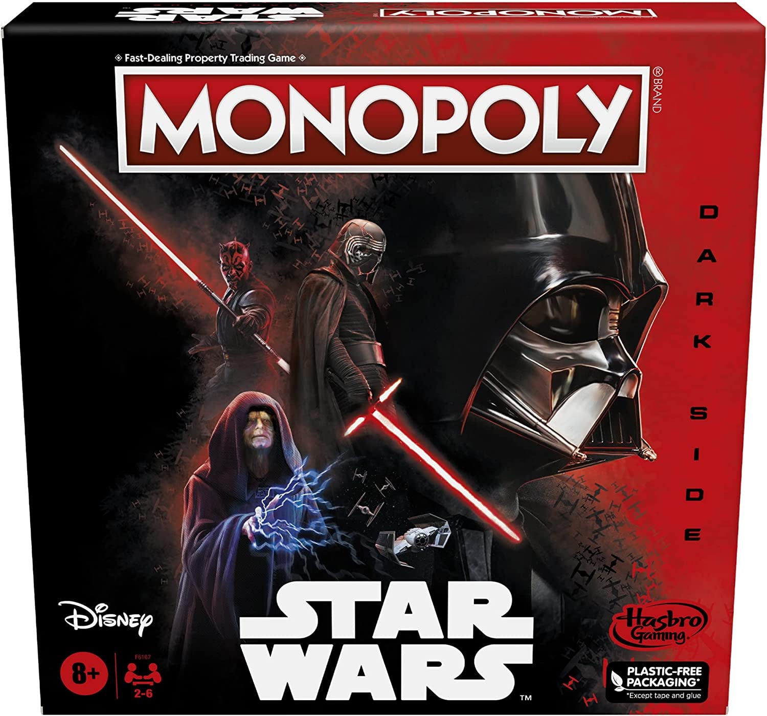 Monopoly - Disney Star Wars Dark Side Edition Board Game for Families and Kids