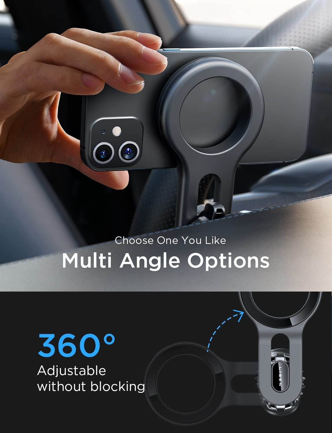 Magnetic Phone Holder - Easily Install Magnetic Car Mount