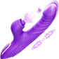 Vibrating Thrusting Dildo - Clitoral Stimulating Vibrator with 10 Vibration 7 Thrust Mode