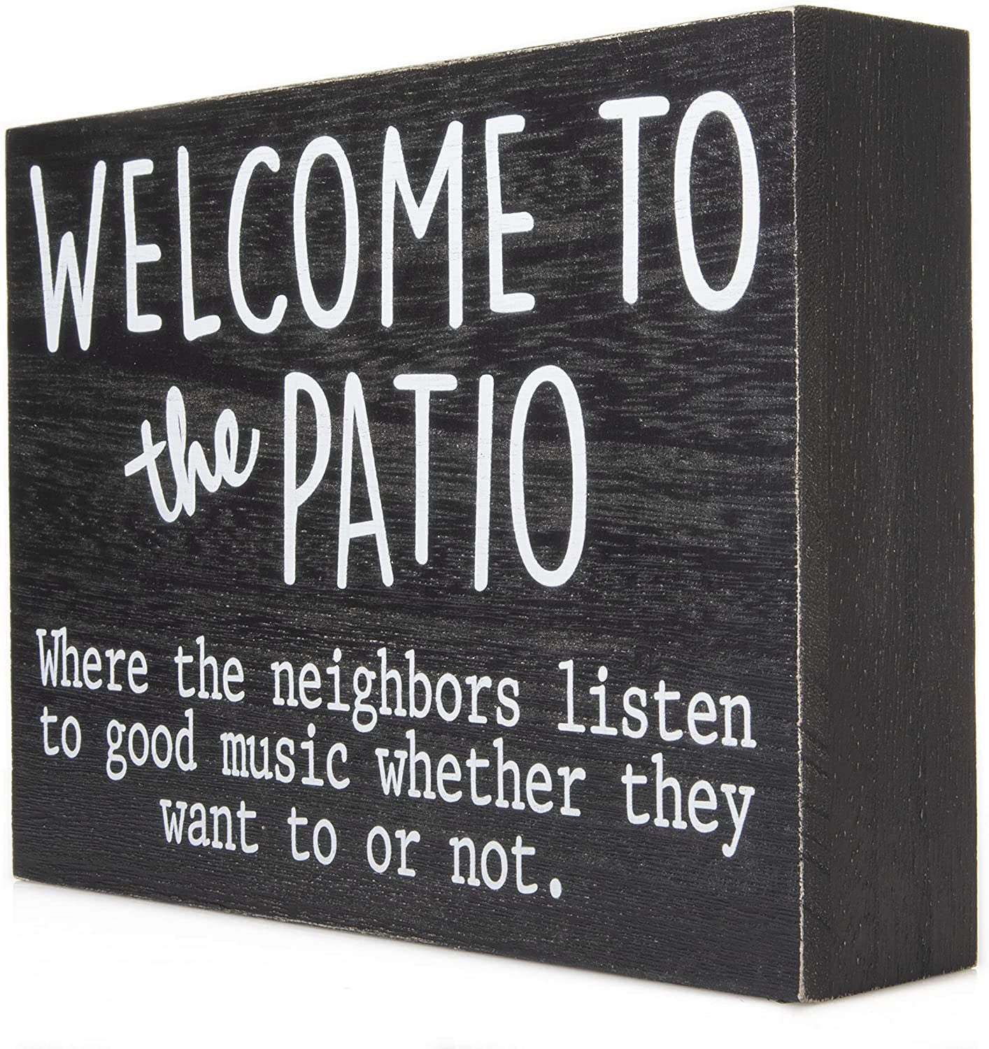 Patio Decor - Wall Art for Backyard Decor Bar and Grill - Hanging Signs Decor