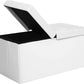 Folding Storage Ottoman Bench - Storage Chest with Flipping Lid 30 Inches