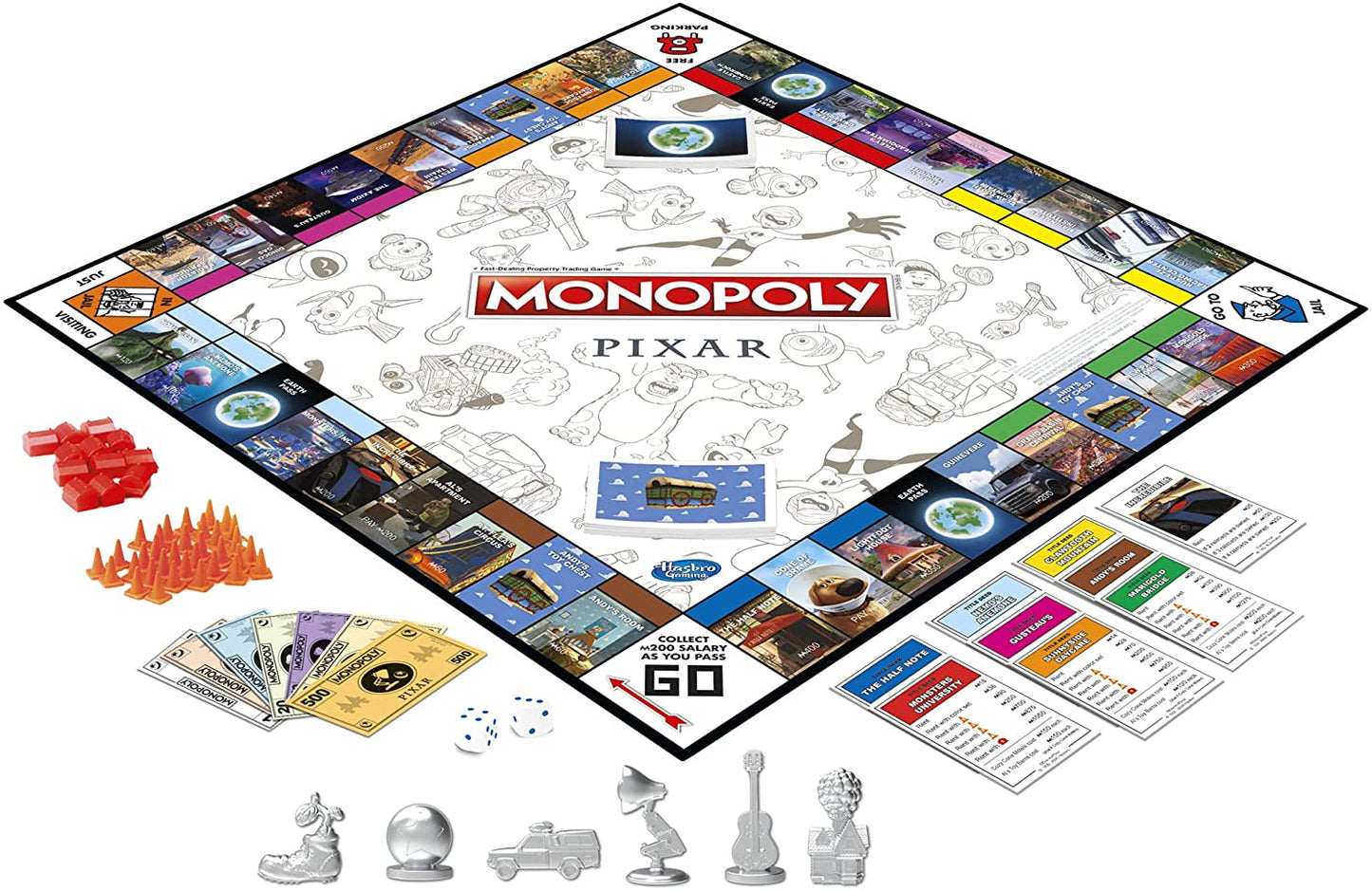 Pixar Edition Monopoly Board Game - Disney and Pixar's and More! Board Game Edition