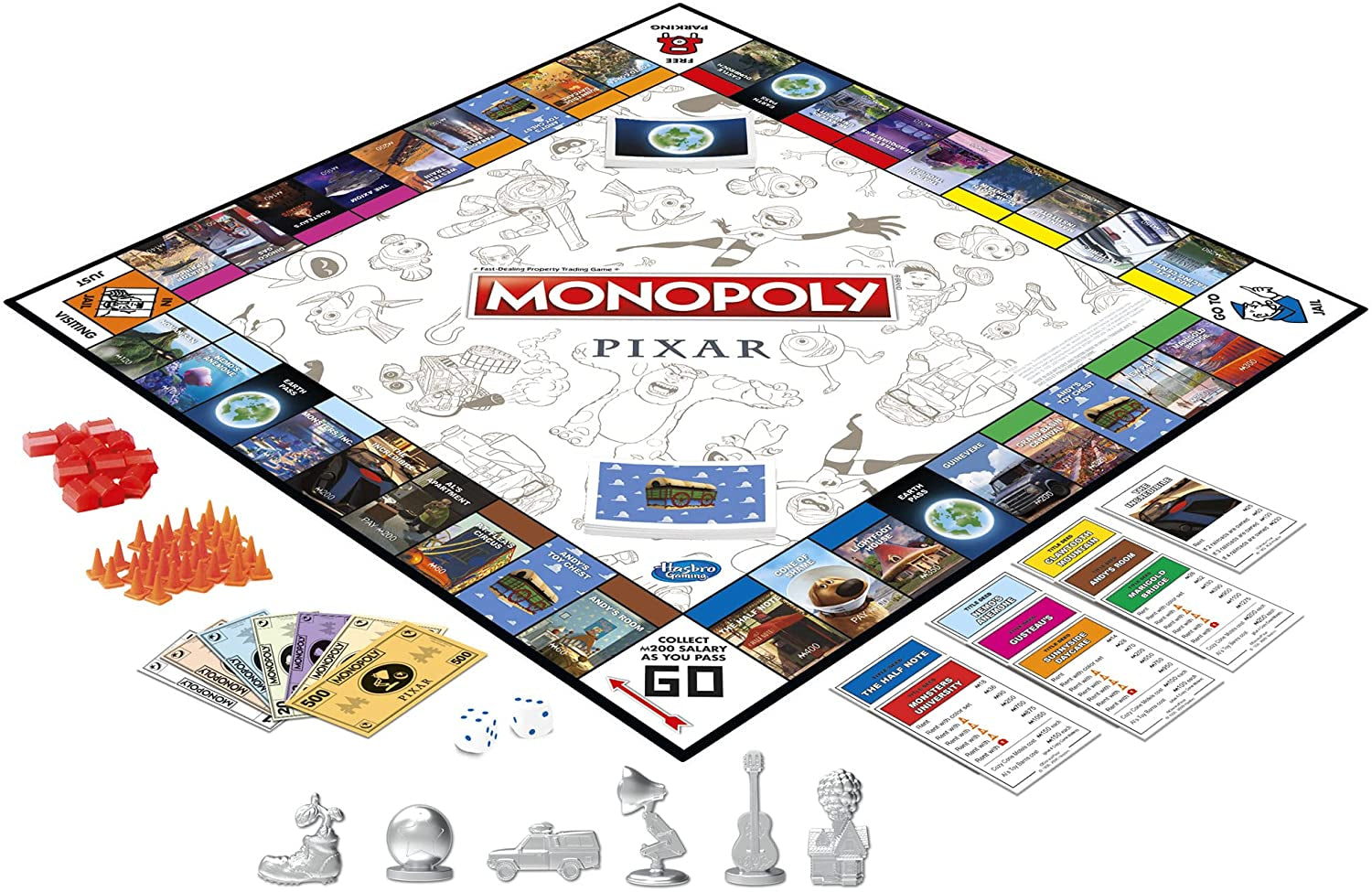 Pixar Edition Monopoly Board Game - Disney and Pixar's and More! Board Game Edition