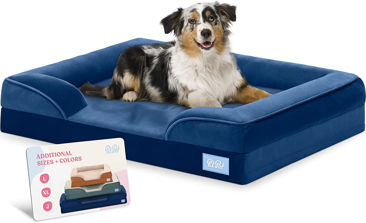 Dog Sofa Bed - Ultra Comfortable Breathable Dog Beds & Waterproof Neck Support