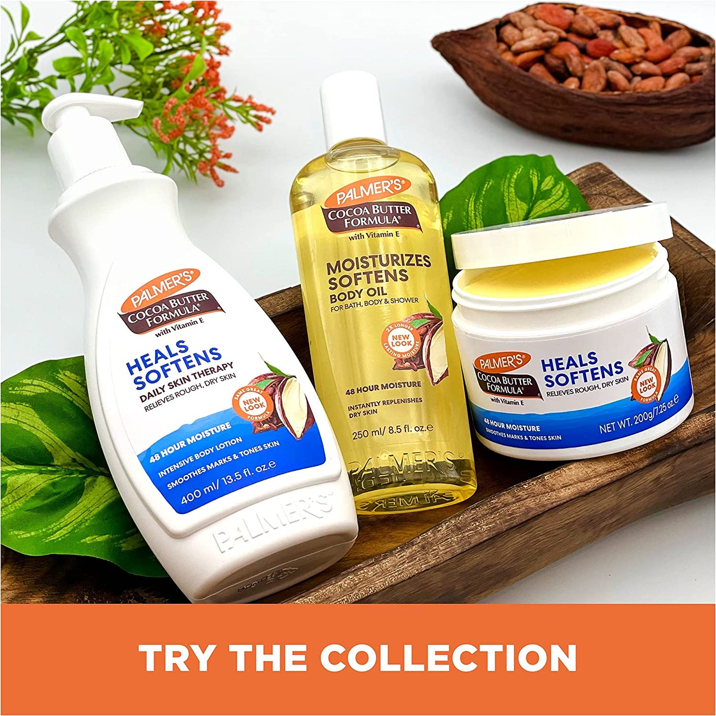 Cocoa Butter - Skin Therapy Lotion with Vitamin E Body Moisturizer for Extremely Dry Skin