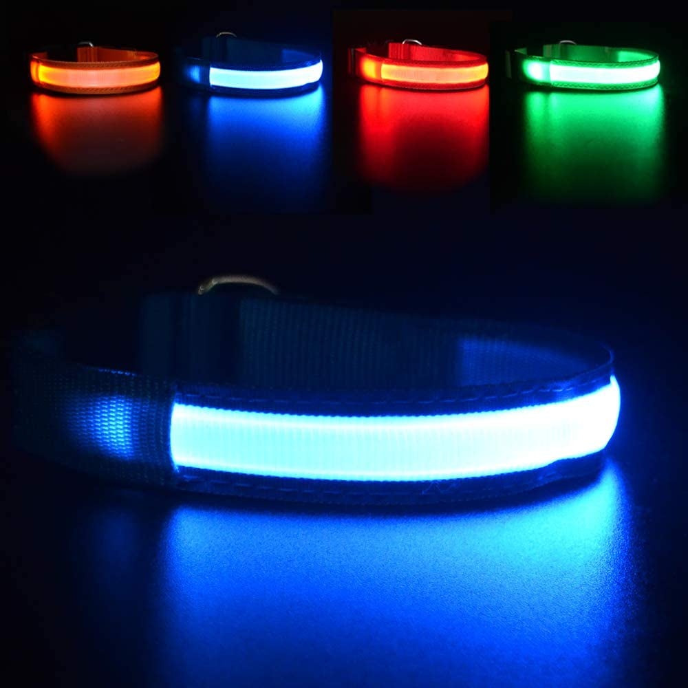 Dog Collars - Waterproof LED Rechargeable Dog Collar