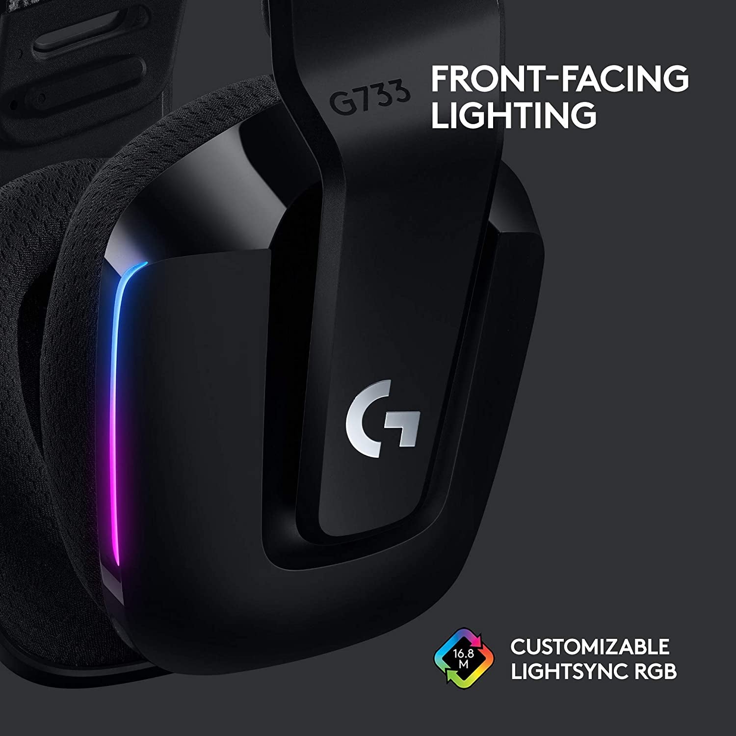 Lightspeed Wireless Gaming Headset - Suspension Headband Lightsync RGB and PRO-G Audio Drivers