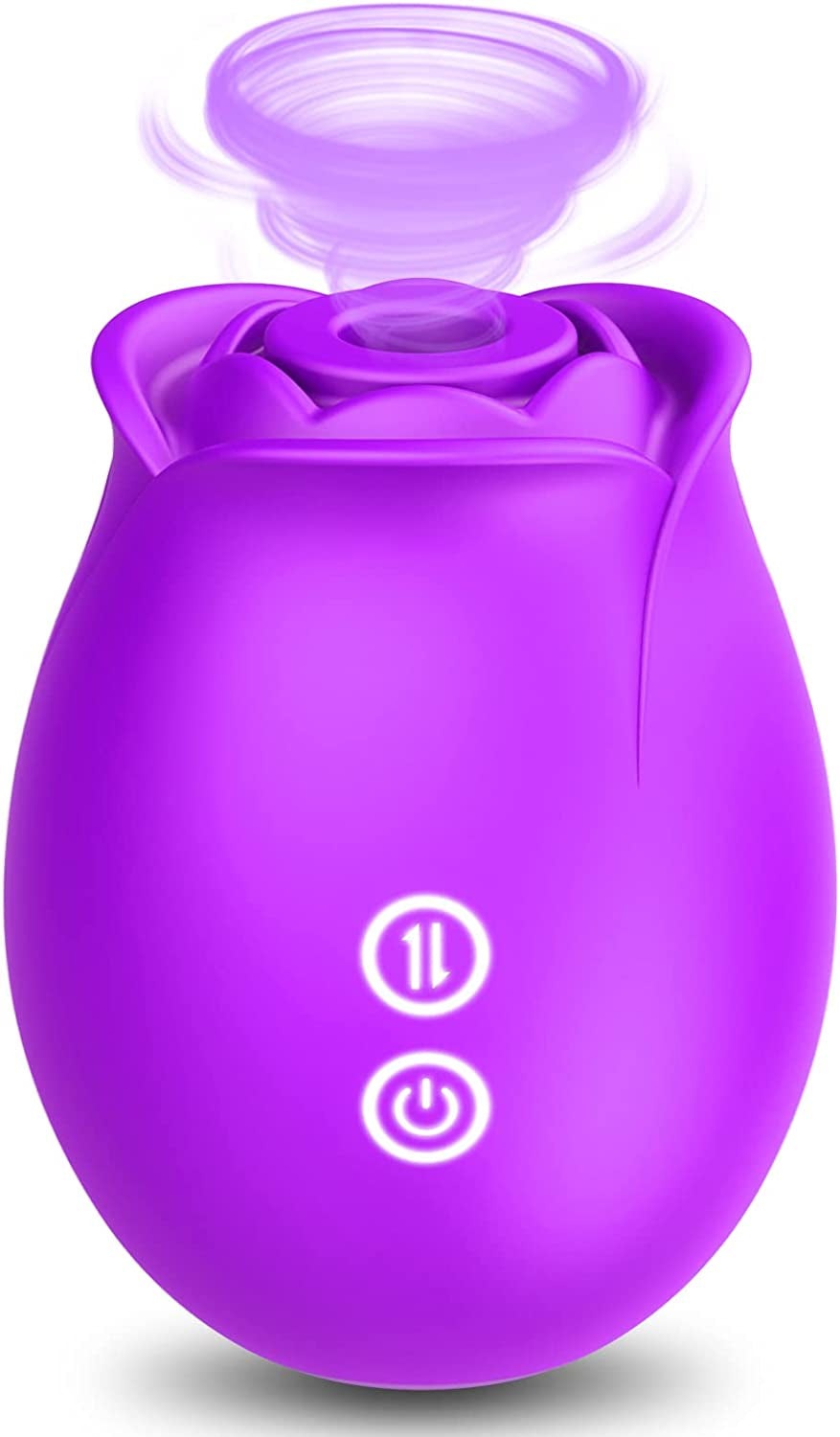 Rose Sex Toy - Women Rose Clitoral Sucking Vibrator Stimulator with 18 Modes G Spot Vibrator