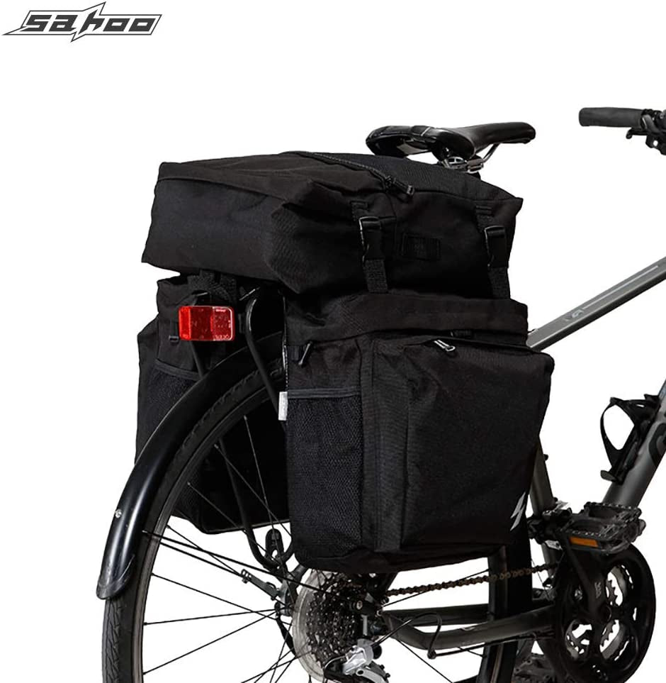 Waterproof Bike Rack - 3 in 1 Rear Rack Pannier Carrier Bag