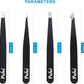 Tweezers Set - Professional Stainless Steel Tweezers for Hair Facial Splinter