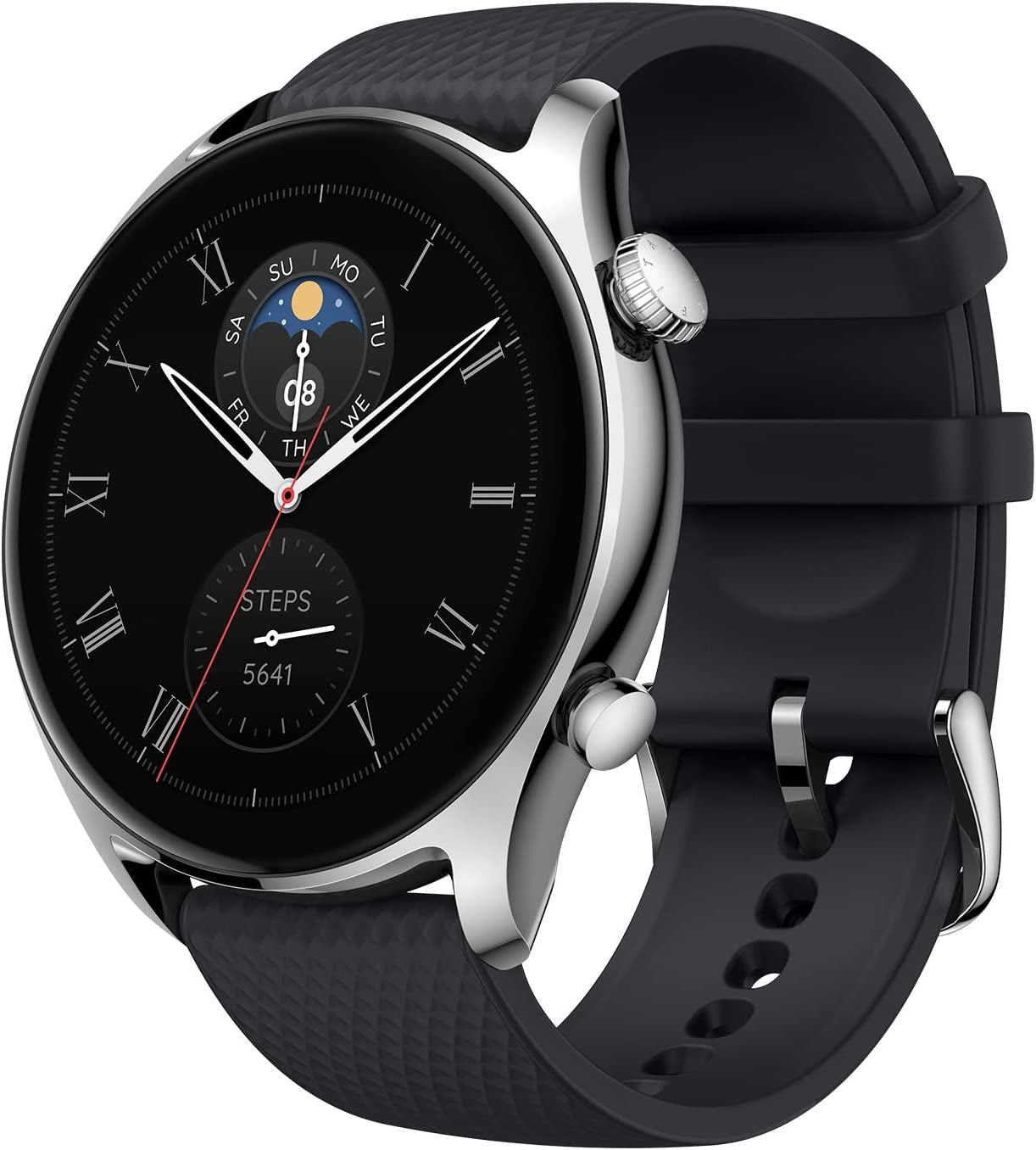 Men Smartwatch - Android & iPhone Dual-Band GPS Alexa Built-In Bluetooth Calls 150+ Sports Modes 14-Day Battery Life