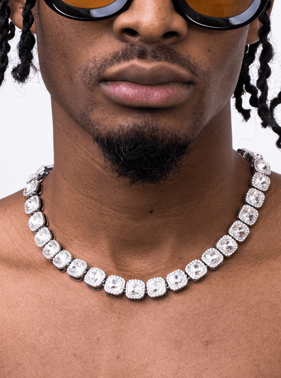 White Gold Tennis Chain