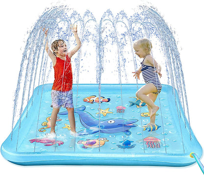 Splash Pad for Toddlers - Inflatable Outdoor Toddlers Pool Summer Water Pools