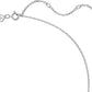 Iconic Swan Jewelry Set - Necklace and Earrings with Blue Swan Motif Rhodium Finish
