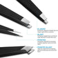 Tweezers Set - Professional Stainless Steel Tweezers for Hair Facial Splinter