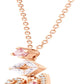 Dazzling Pink Crystals Swan Jewelry