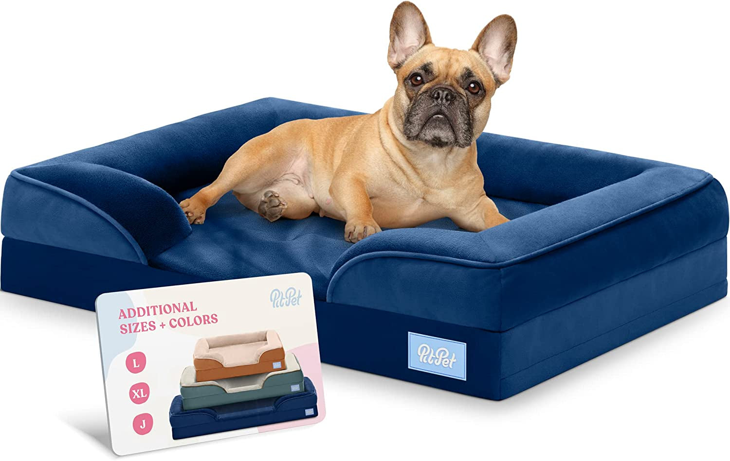 Dog Sofa Bed - Ultra Comfortable Breathable Dog Beds & Waterproof Neck Support