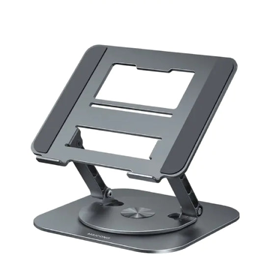 Laptop Stand 360° Desk Rotating Base - Laptop Riser Adjustable Height